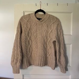 Cream pullover sweater